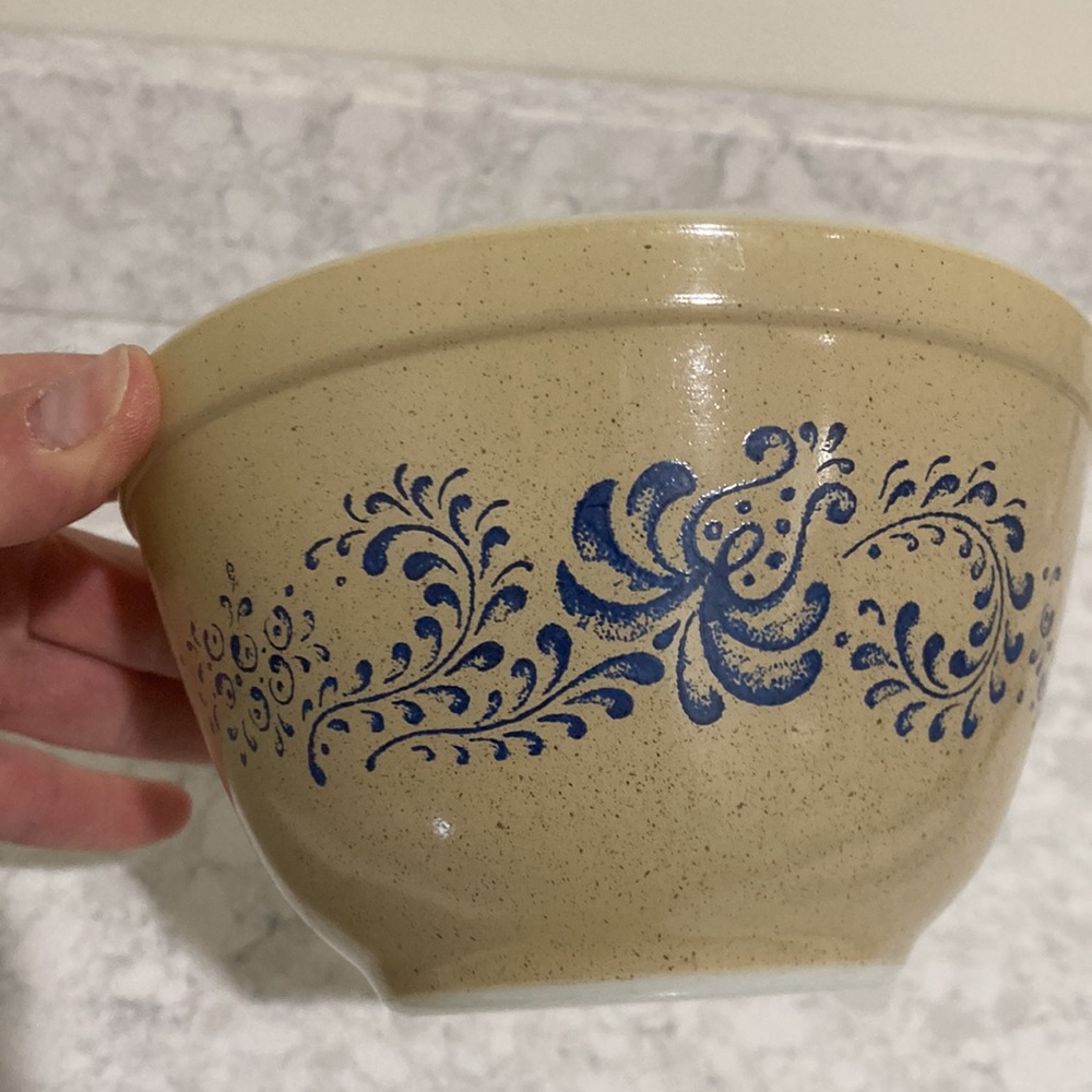 Vintage Pyrex Homestead pattern nesting bowls - Picture 5 of 15